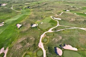 Sand Hills 6th Green Aerial